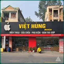 aluminium tấm ốp nhôm nhựa làm bảng hiệu cửa hàng điện thoại tại tphcm