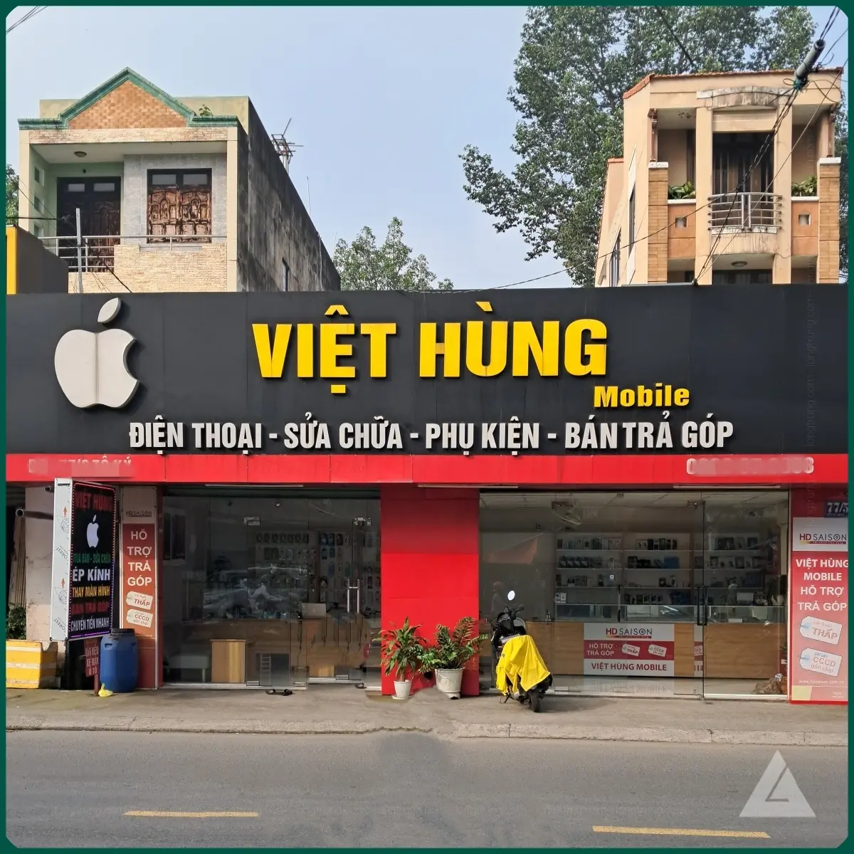 aluminium tấm ốp nhôm nhựa làm bảng hiệu cửa hàng điện thoại tại tphcm