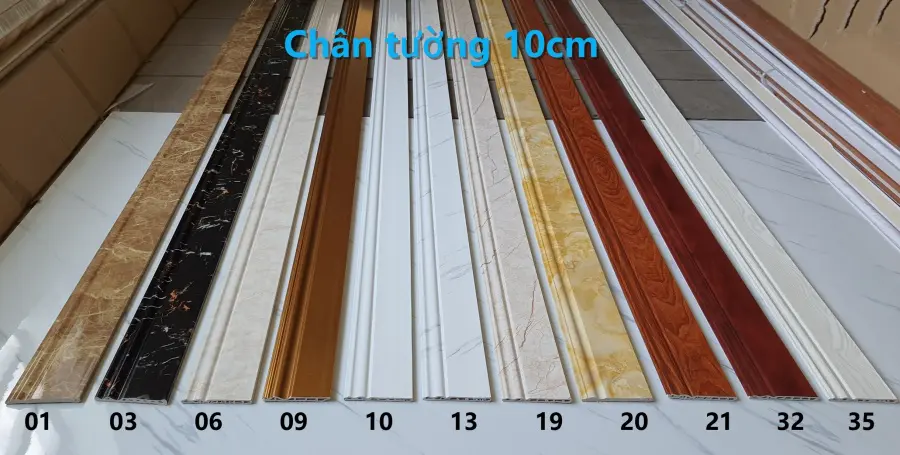 Chân tường phụ kiện nano, lam sóng