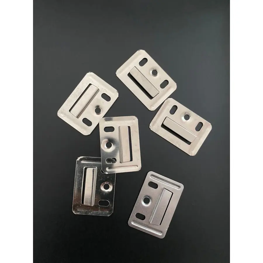 Phụ kiện ke khóa tấm nhựa nano, lam sóng