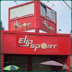 tấm alu ngoài trời làm bảng hiệu elip sport tại tphcm