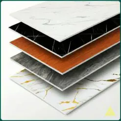 mẫu tấm nhựa pvc giả đá