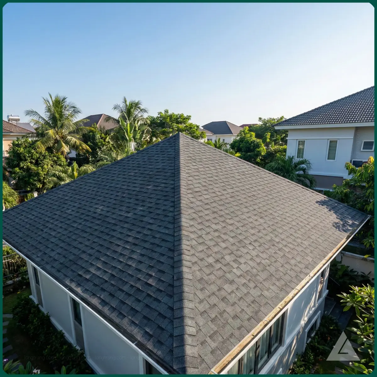 ngói bitum lợp mái nhà tại tphcm