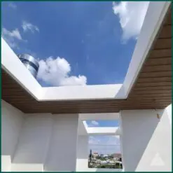 Lam sóng nhựa ngoài trời ốp trần